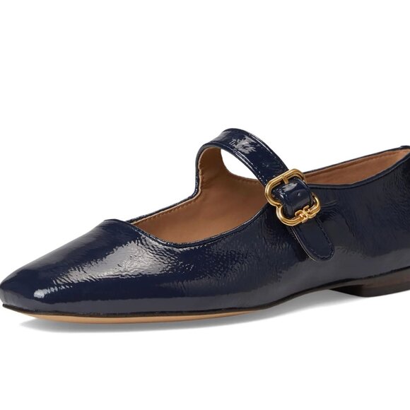 Sam Edelman Michaela Mary-Jane flats Midnight Blue Size 7.5 M Like New! - Picture 2 of 11